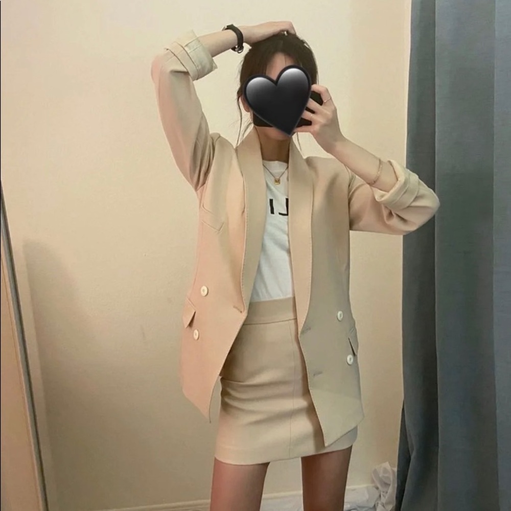 New! Casual/formal Blazer Suit Skirt